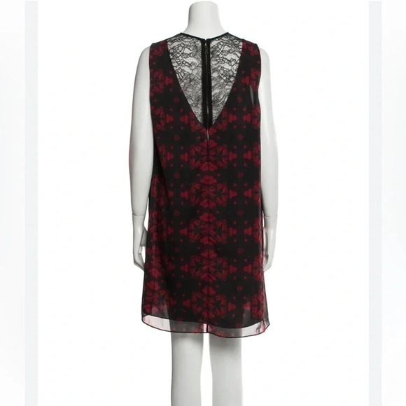 Alice + Olivia Lotus Flower Printed Sleeveless Dress- Size 0; Like New - Picture 6 of 12